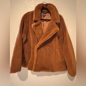 GAP Brown Teddy Jacket